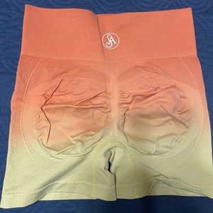 Allure Orange and Yellow Ombré Shorts